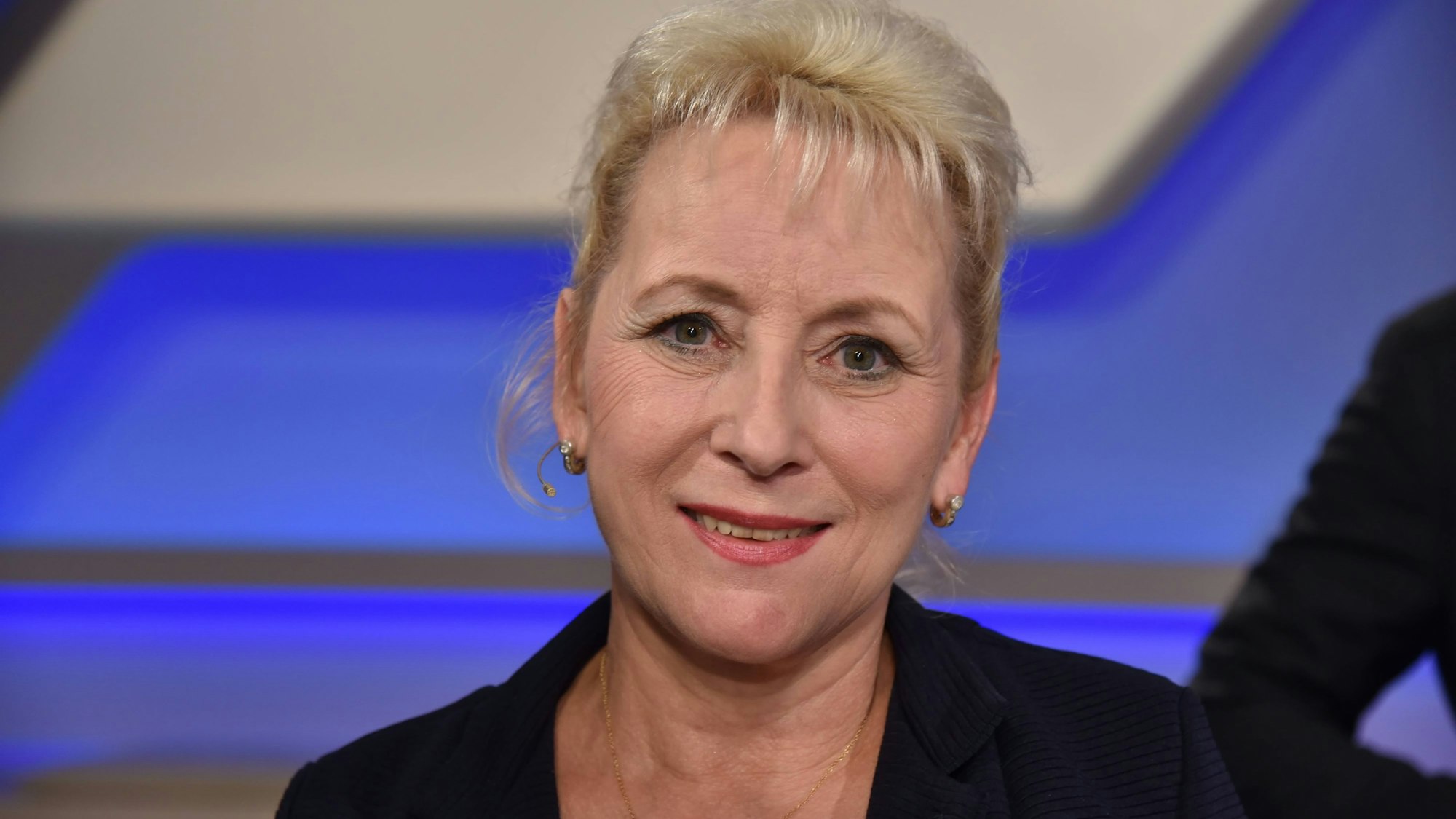 Die Politikerin Simone Baum , CDU, WerteUnion zu Gast in der ARD Talkshow Maischberger