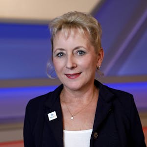 Simone Baum in der ARD-Talkshow Maischberger