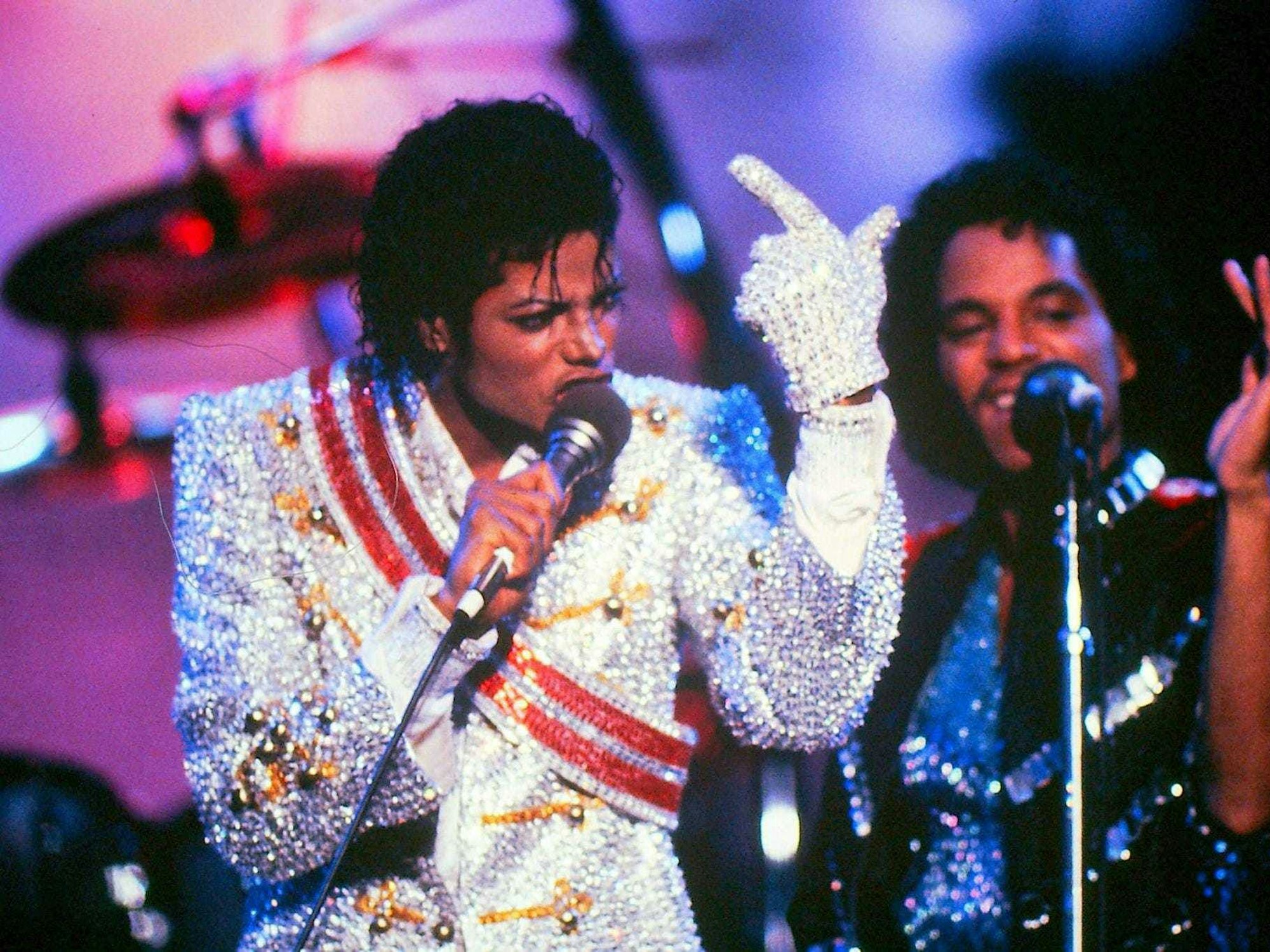 Michael Jackson bei einem Konzert am 11. August 1984 in Knoxville.
