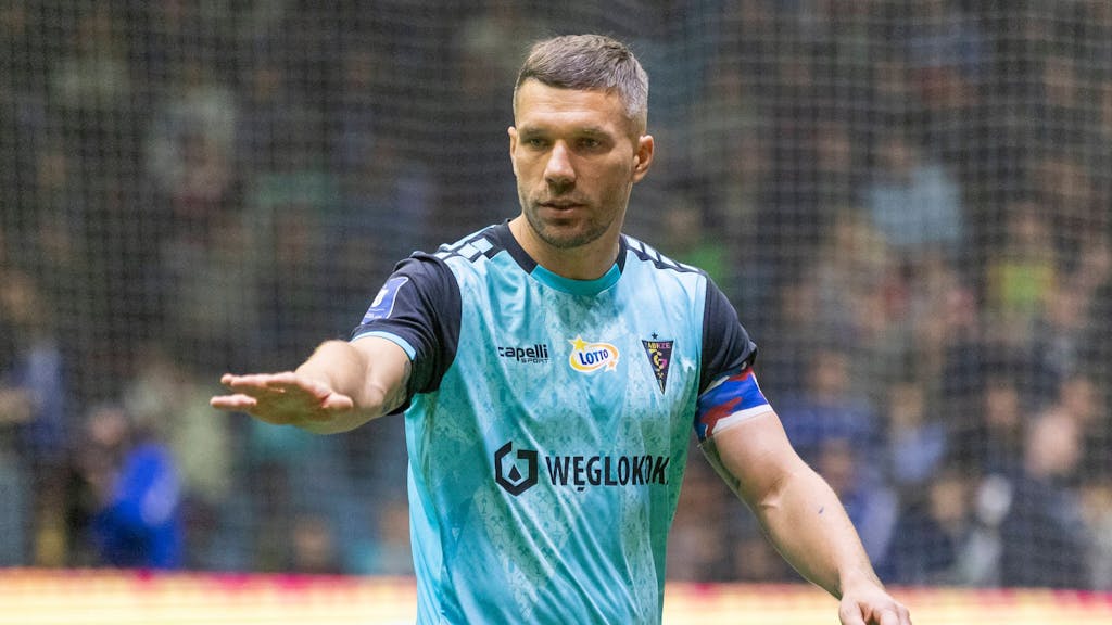 Lukas Podolski im Trikot von Gornik Zabrze.