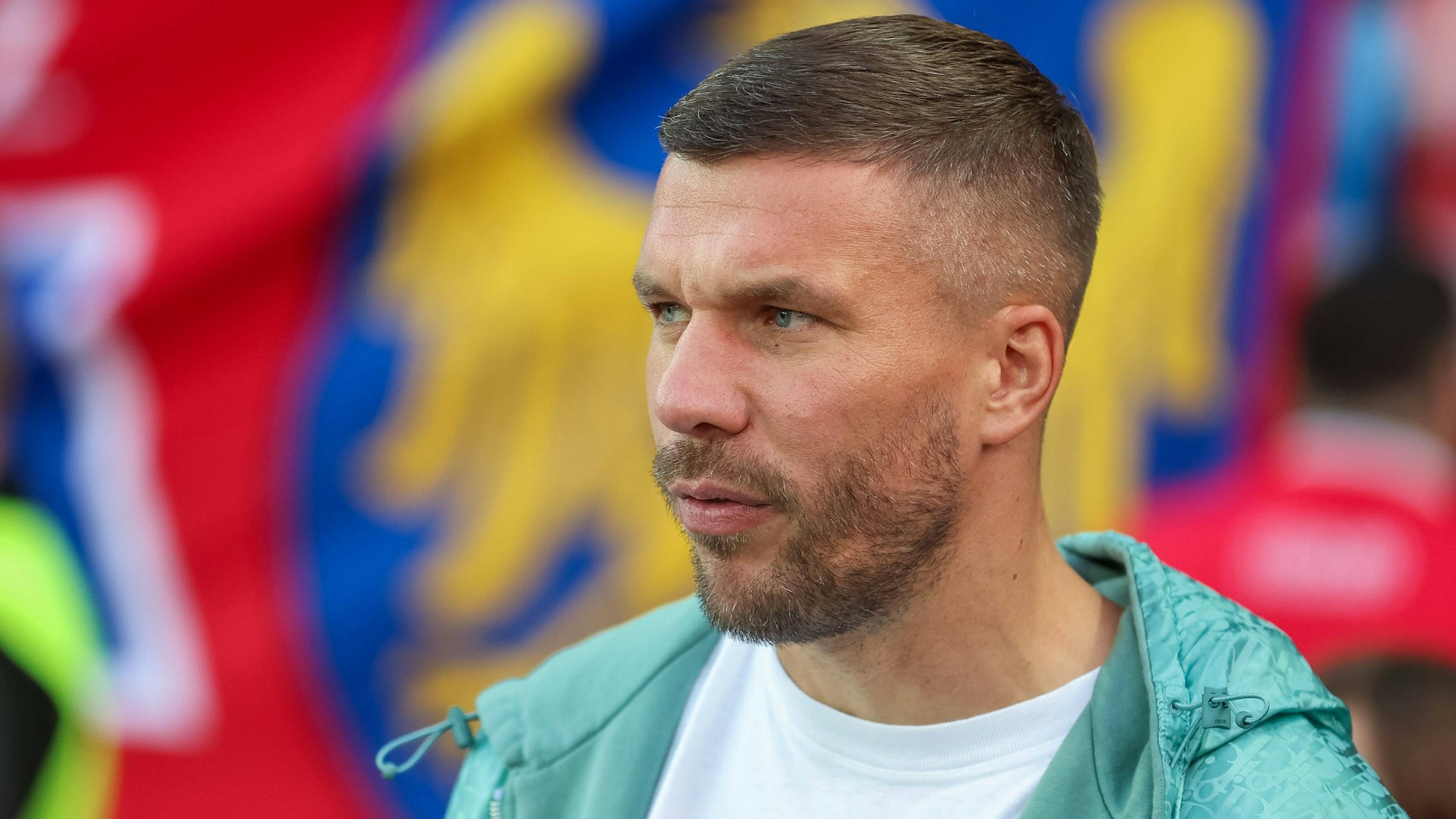 Lukas Podolski, lange erfolgreicher Spieler für den 1. FC Köln, ärgert sich üben den Rückrunden-Start des FC. (Archivbild)
