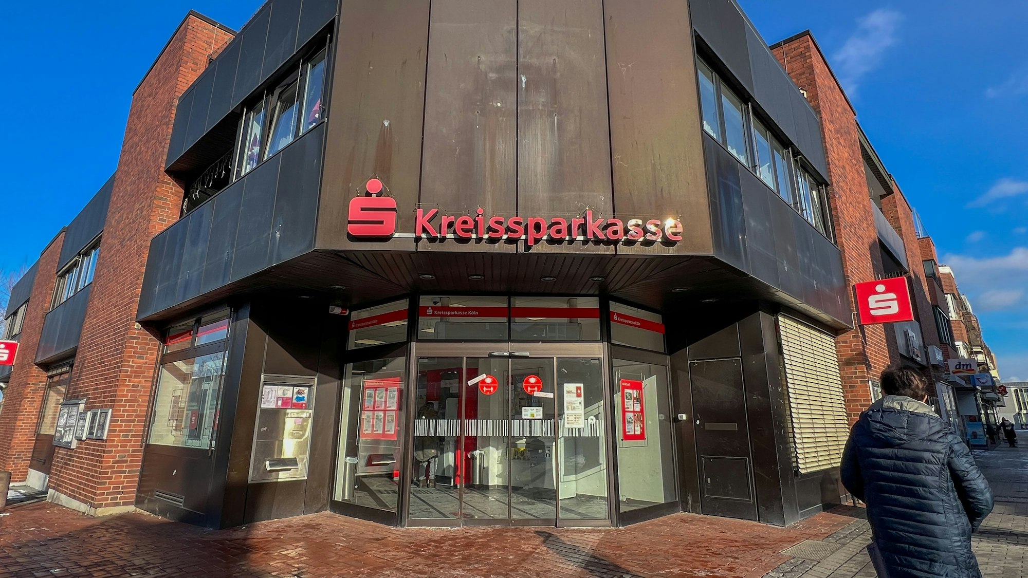 Die Filiale der Kreissparkasse am Neuen Markt in Meckenheim.