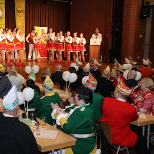 Mit dem Karneval in die Zukunft zeigte auch das Programm unter anderem mit dem Tanzkorps der Dürscheder Mellsäck beim Festakt