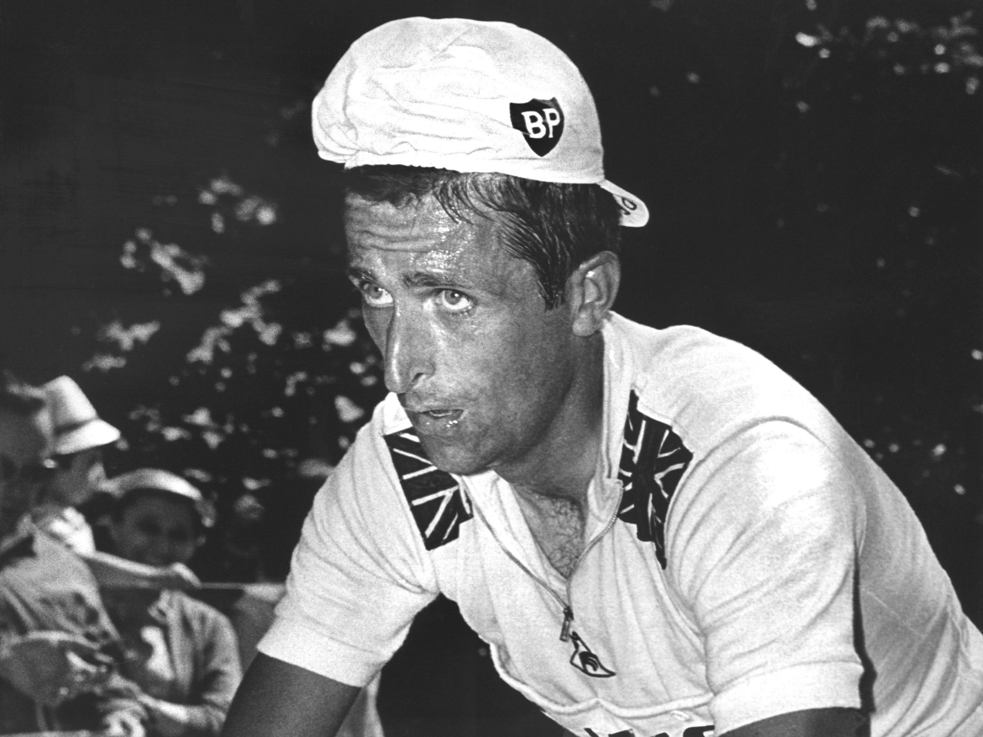 Der britische Radrennfahrer Tom Simpson während der Tour de France im Juli 1967.