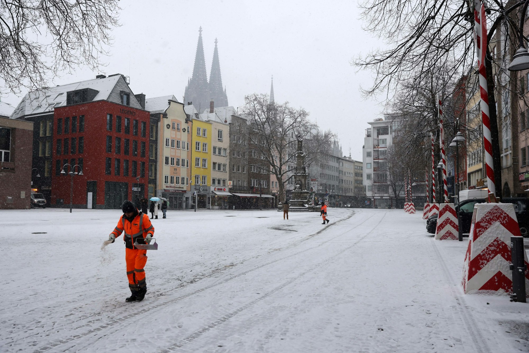 Köln, RSK, Schnee in Köln