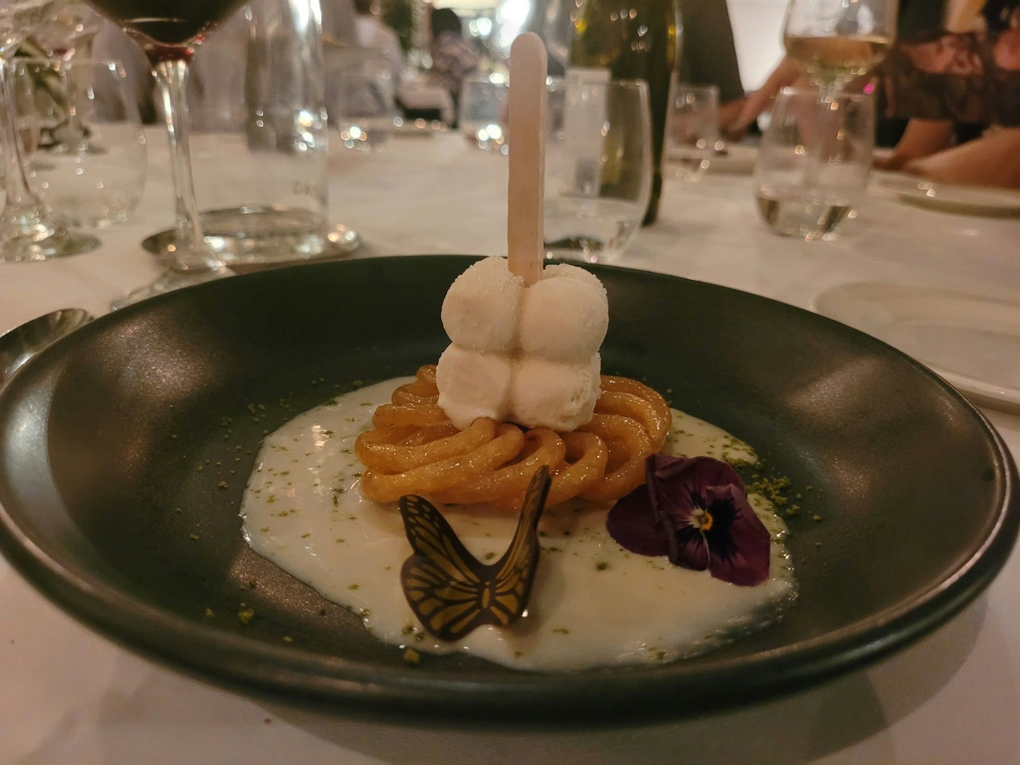 Dessert in „The Bombay Brasserie“ in London