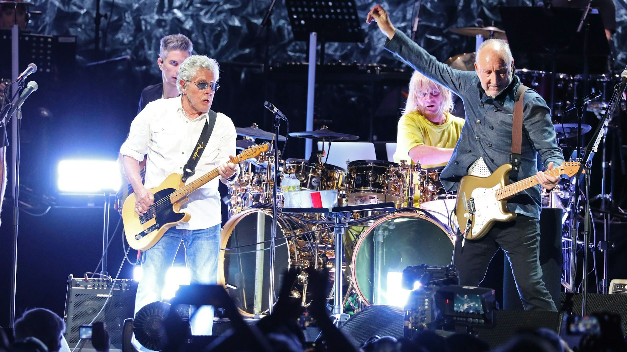 Roger Daltrey und Pete Townshend von The Who während der Tour 2022 im Moody Center in Austin, Texas.