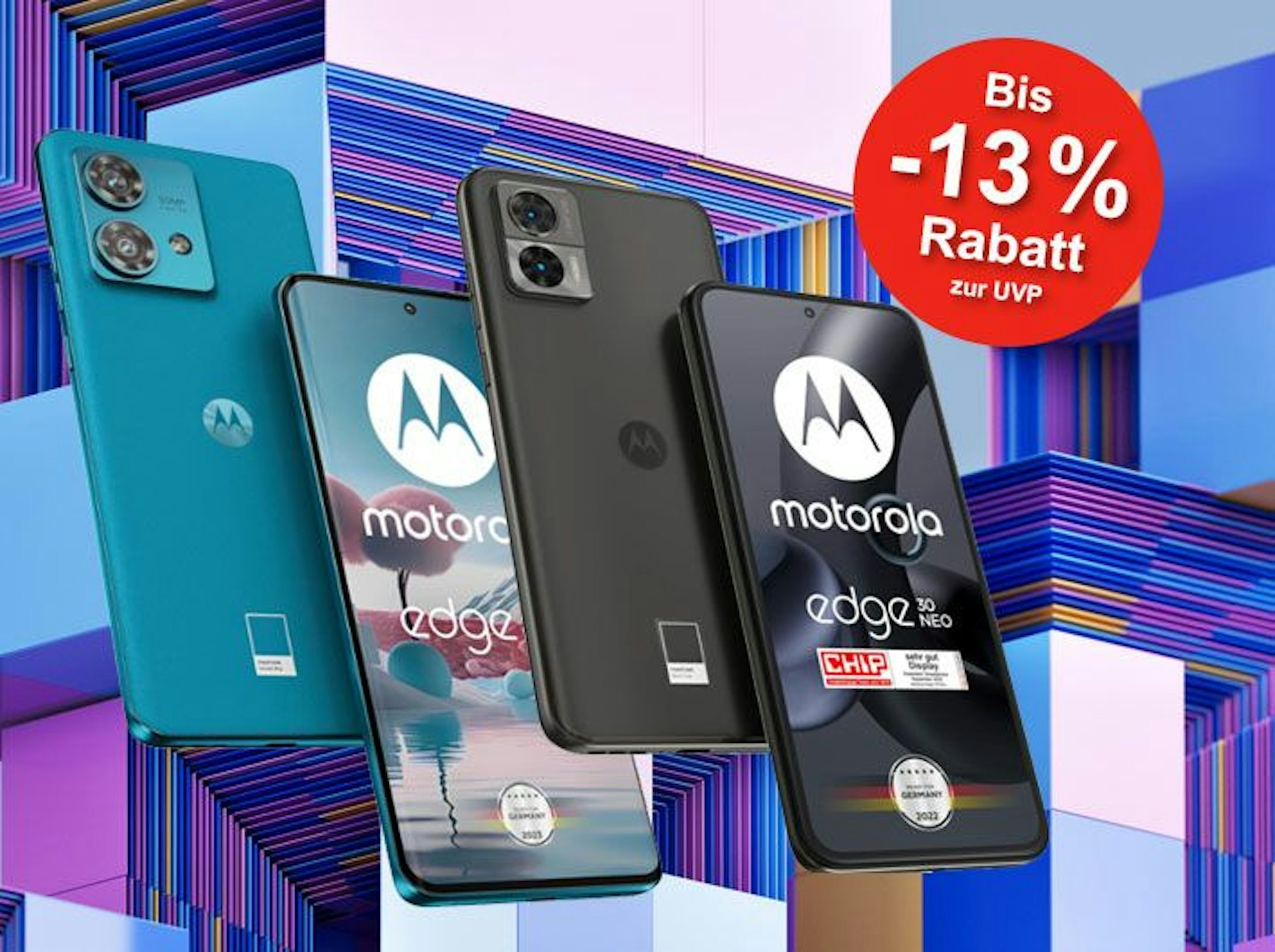 Spare bis zu 13% auf das Motorola Moto Edge 40 neo bei Amazon!