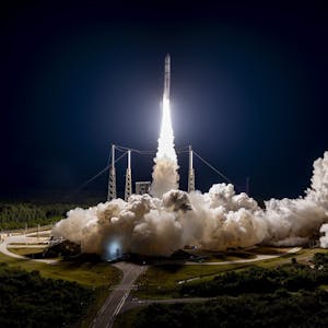 Dieses von der United Launch Alliance (ULA) zur Verfügung gestellte Foto zeigt den Start der ULA Vulcan VC2S-Rakete für die Peregrine Mission One (PM1).