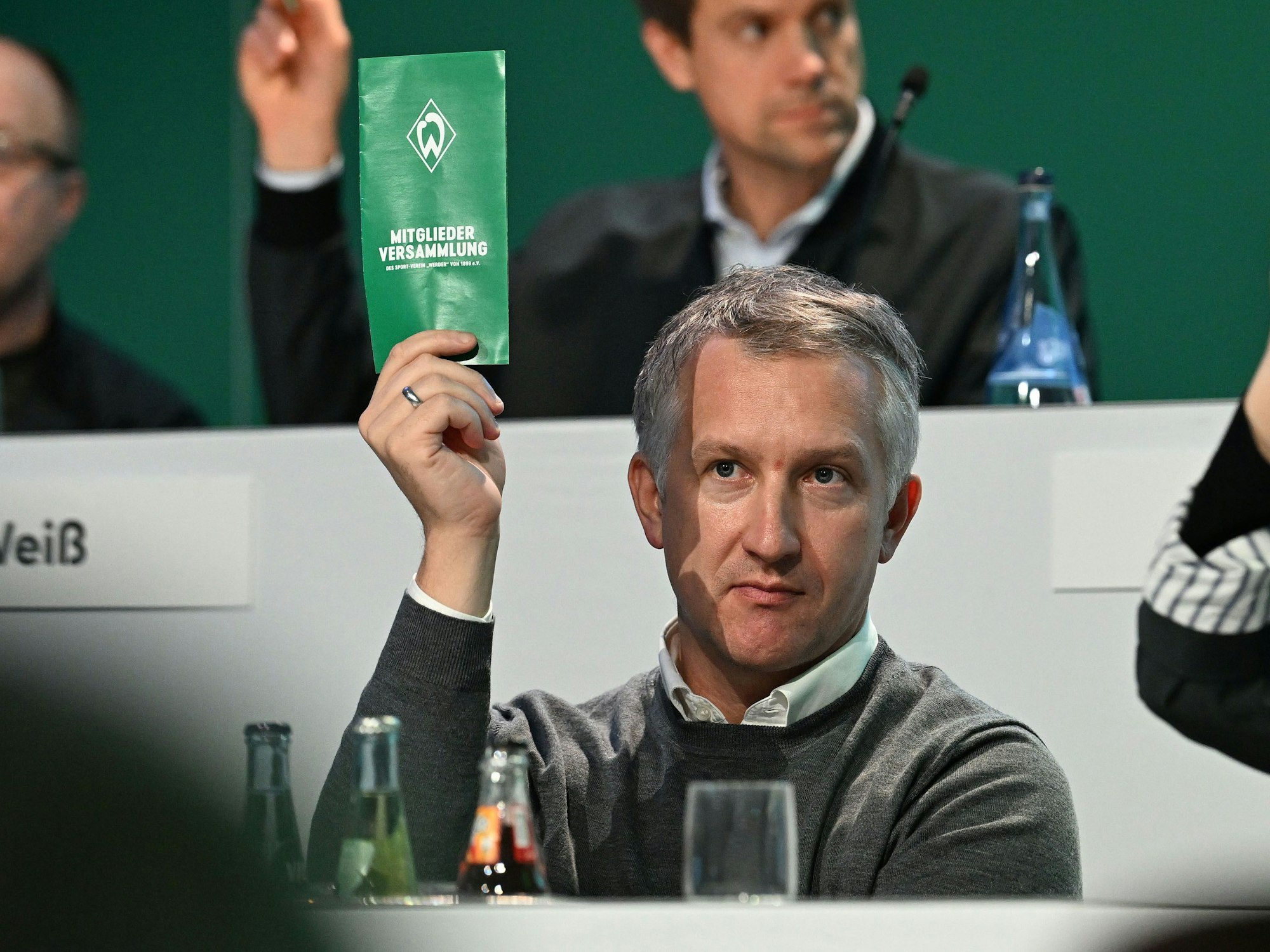 Frank Baumann, Geschäftsführer Sport bei Werder Bremen, stimmt für eine Satzungsänderung.