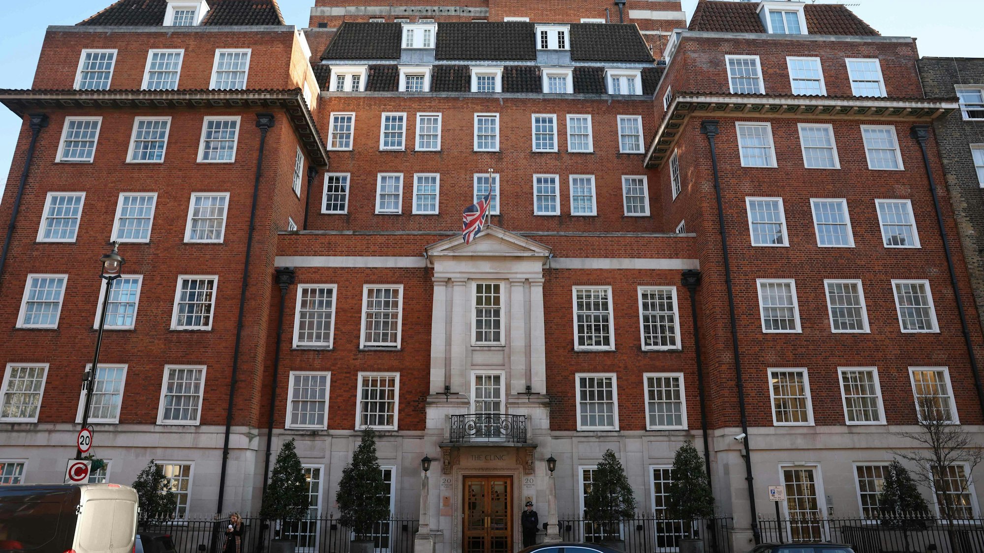 Die London Clinic in der Hauptstadt Großbritanniens.