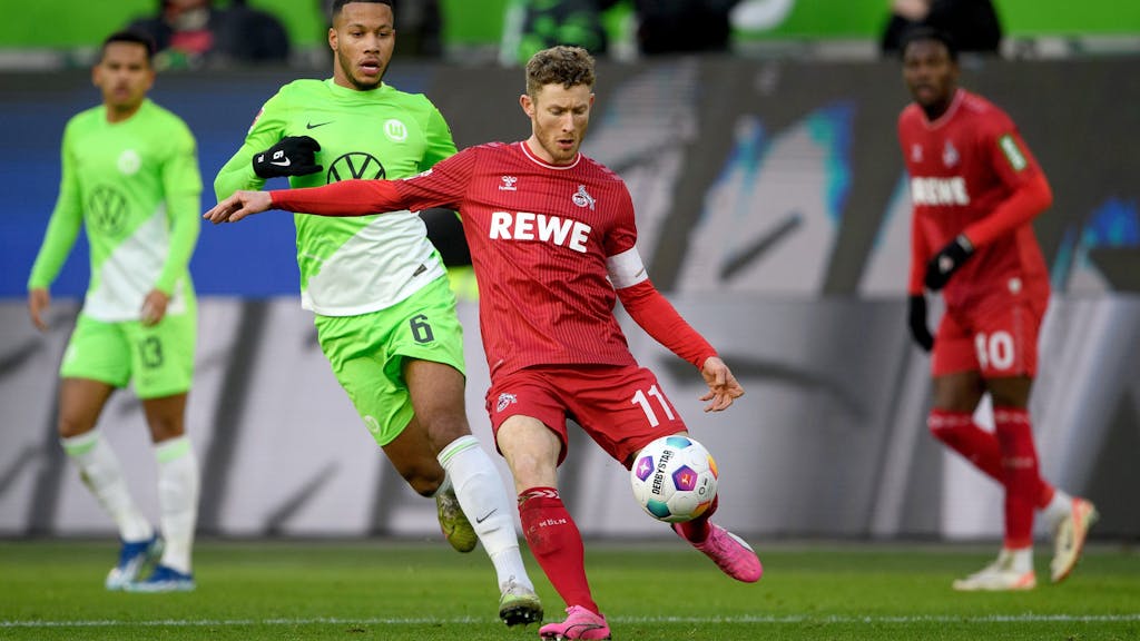 Florian Kainz im Spiel beim VfL Wolfsburg.