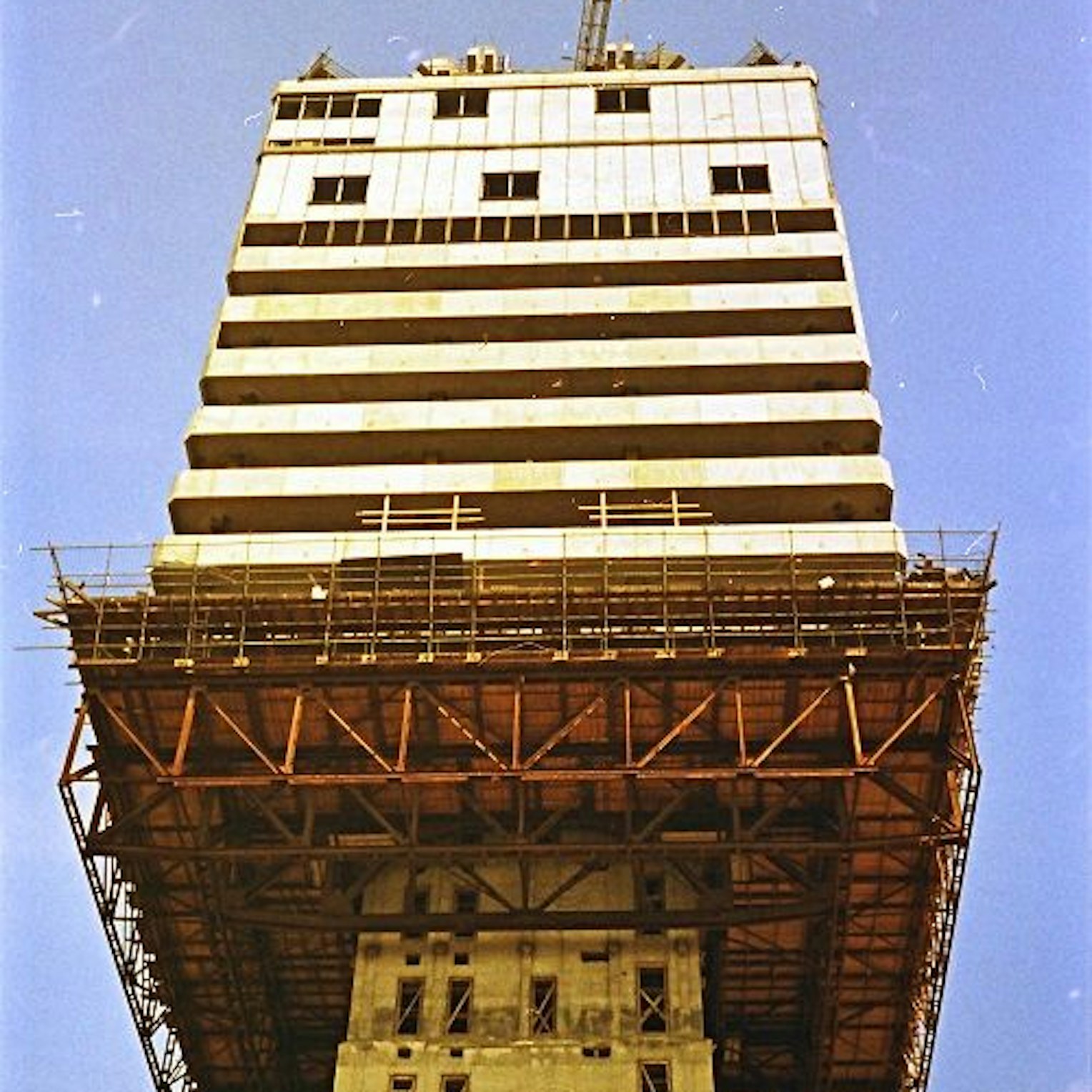 Die Baustelle in Köln in den 1970er-Jahren.