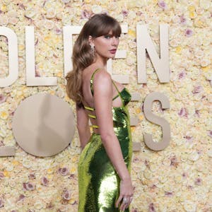 Taylor Swift bei den Golden Globes in Los Angeles.&nbsp;