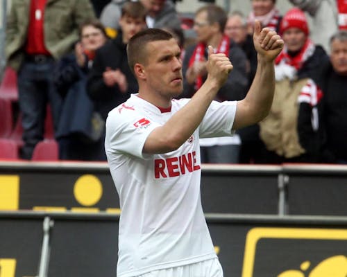 Lukas Podolski im Trikot des 1. FC Köln.
