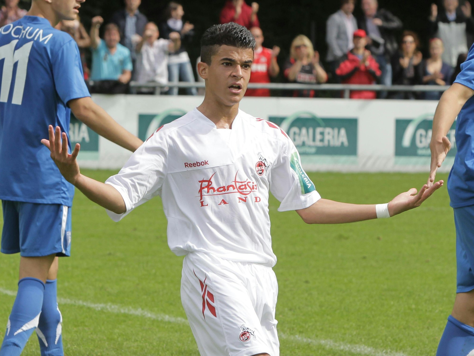 Cauly Oliviera Souza während eines B-Jugenspiels des 1. FC Köln.