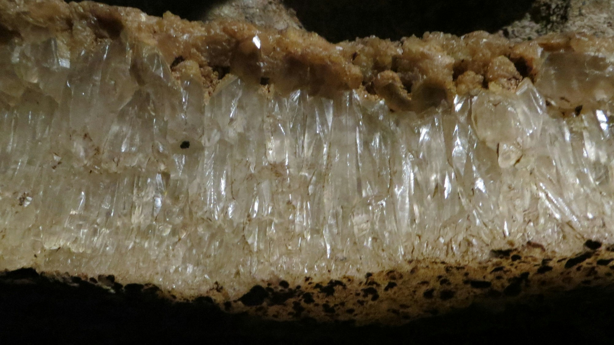 Kristallgrotte in der Tropfsteinhöhle Wiehl