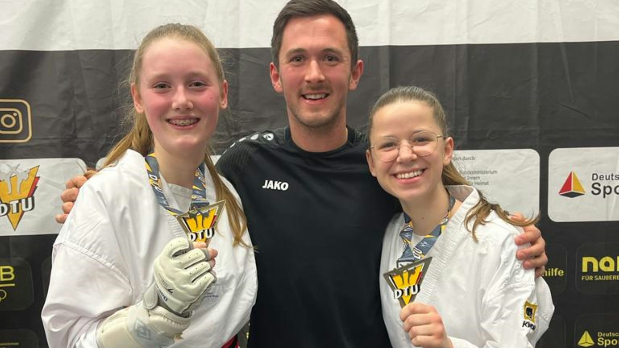 Jana Gruber vom VfL Berghausen ist Deutsche Meisterin im Taekwondo der U18.