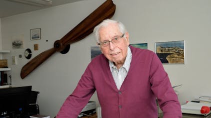 Architekt Horst Welsch wird heute 99 Jahre alt.