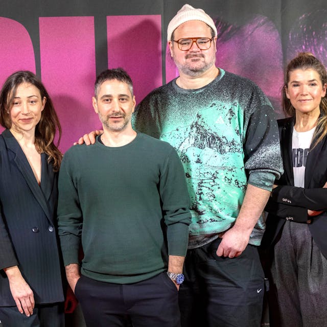 Kamen zur Premiere in den Filmpalast: Anke Engelke (r.), Aenne Schwarz (l.), Denis Moschitto (2.v.l.) sowie Regisseur Daniel Rakete.