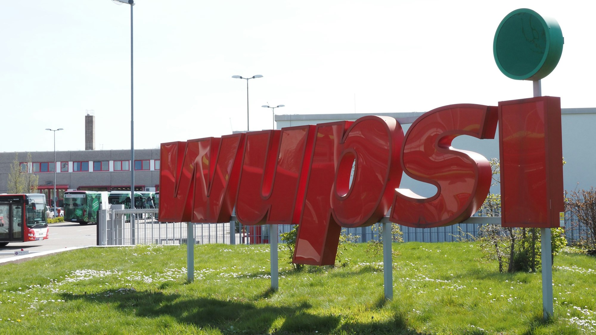 Wupsi-Schild in Leverkusen.