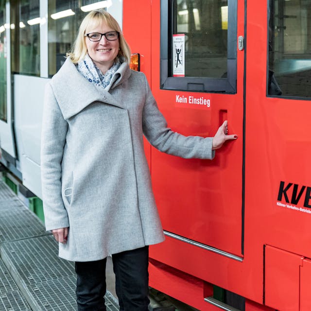 Stefanie Haaks ist Vorstandsvorsitzende der Kölner Verkehrsbetriebe.