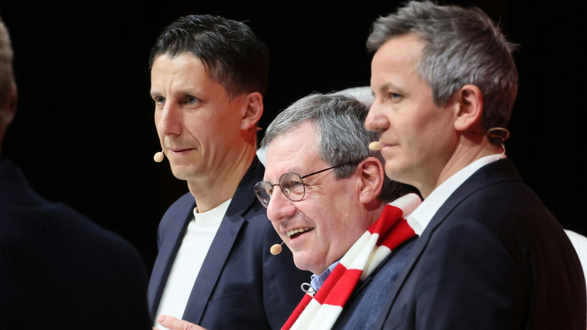Christian Keller, Werner Wolf und Philipp Türoff stellten sich im Januar den Fragen der FC-Mitglieder.