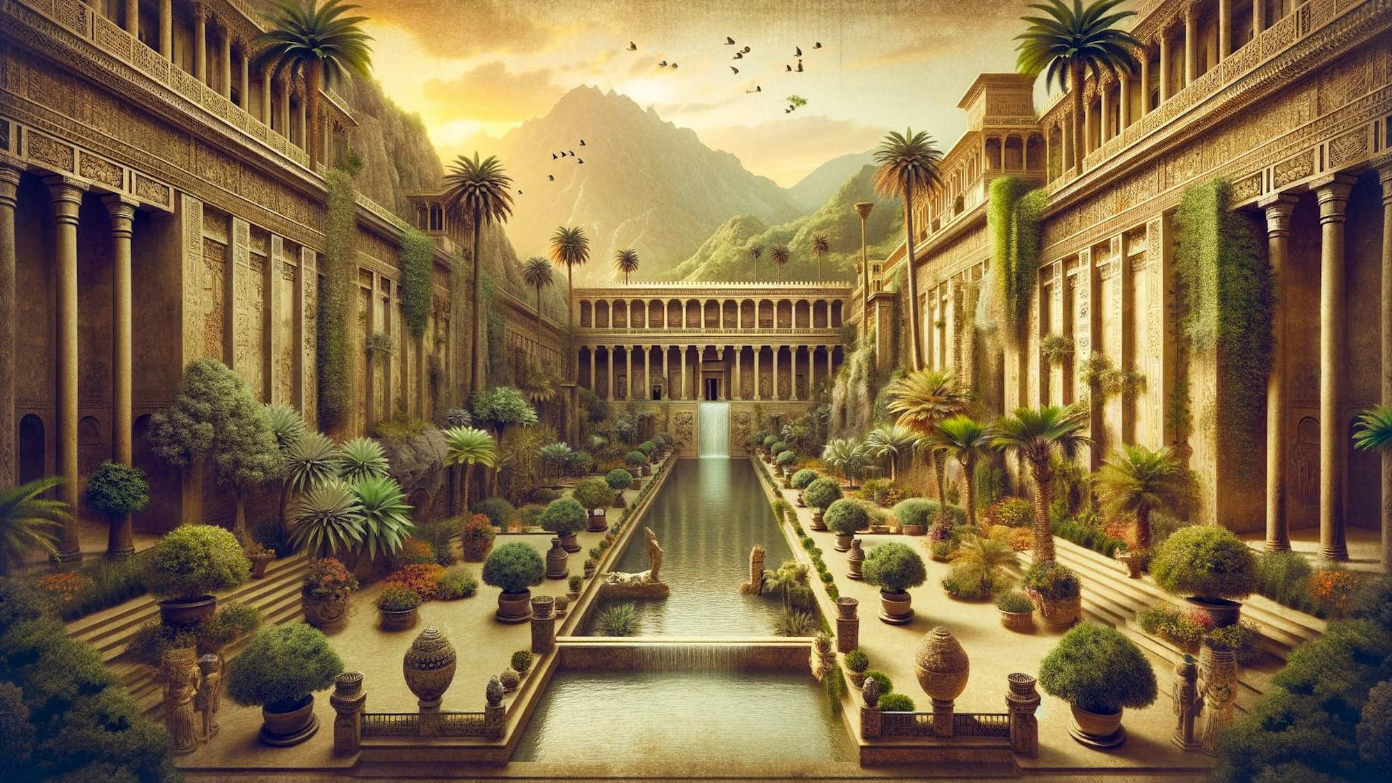 Die Hängenden Gärten von Babylon