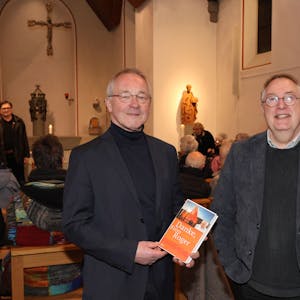50 Jahre Konzil der Jugend Taize: hier Klaus Hamburger (links) und Patrick Oetterer in der Culturkirche Osberghausen.