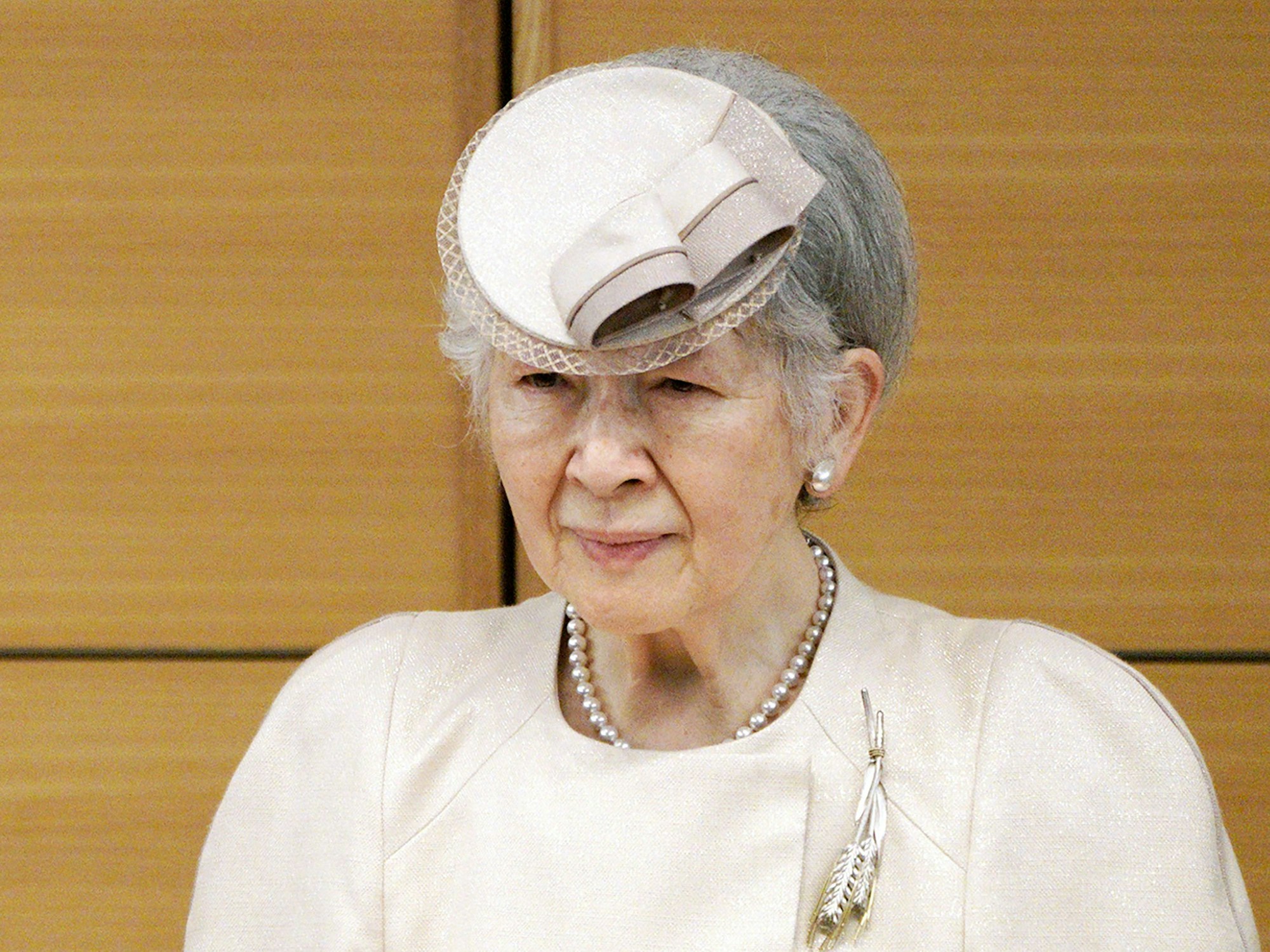 Die frühere japanische Kaiserin Michiko nimmt an der Verleihung des Midori Academic-Preis teil. Ärzte haben bei der früheren japanischen Kaiserin Michiko Brustkrebs diagnostiziert.