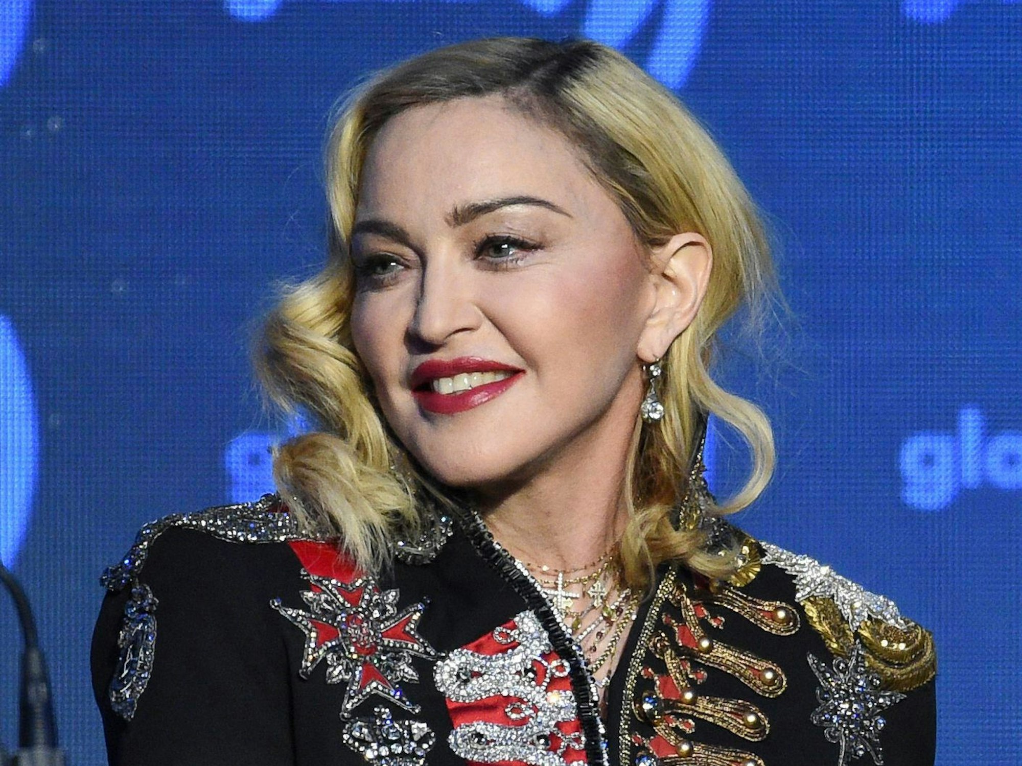 Madonna bei der Verleihung der 30. GLAAD Media Awards in New York.