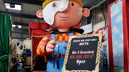 06.05.2023, Köln: Präsentation der Karnevalswagen im Kölner Rosenmontahstzg 2024.Foto:Dirk Borm