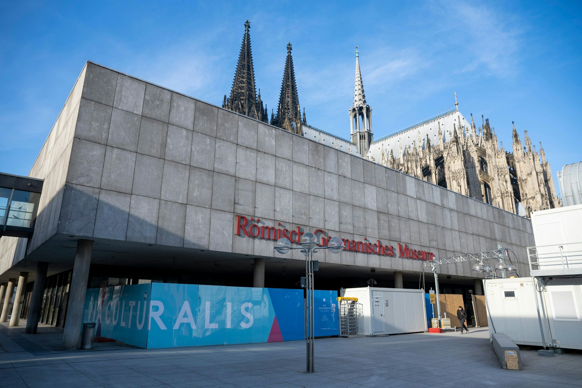 Das Römisch-Germanische Museum am Kölner Dom.