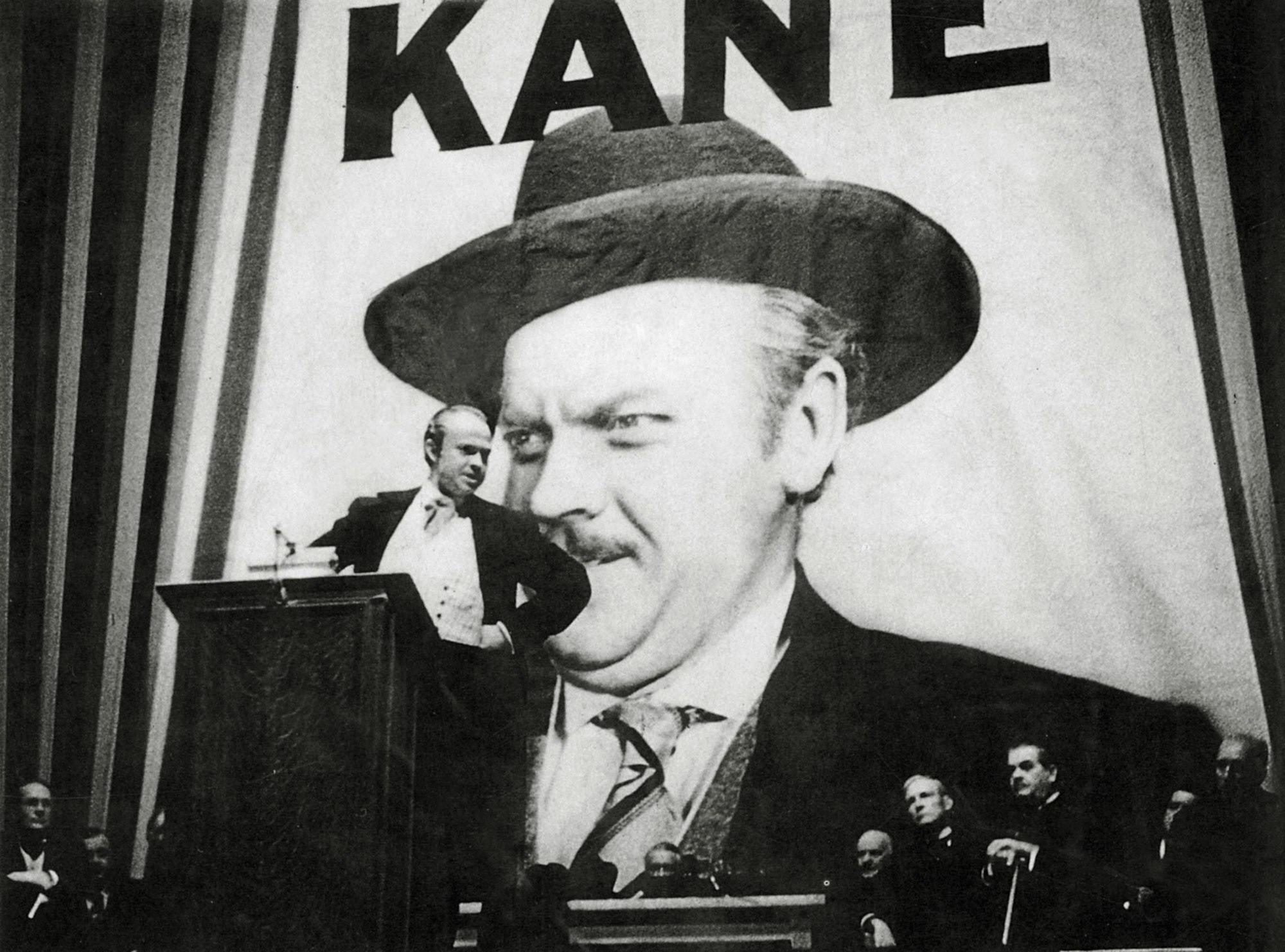 Orson Welles im Film Citizen Kane im Jahr 1941