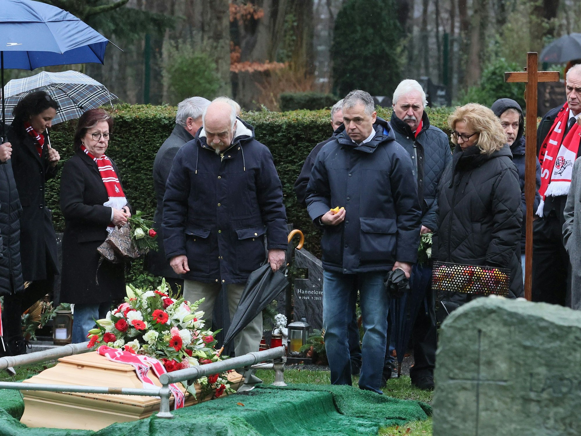 Beerdigung von Heinz Simmet in Hürth.