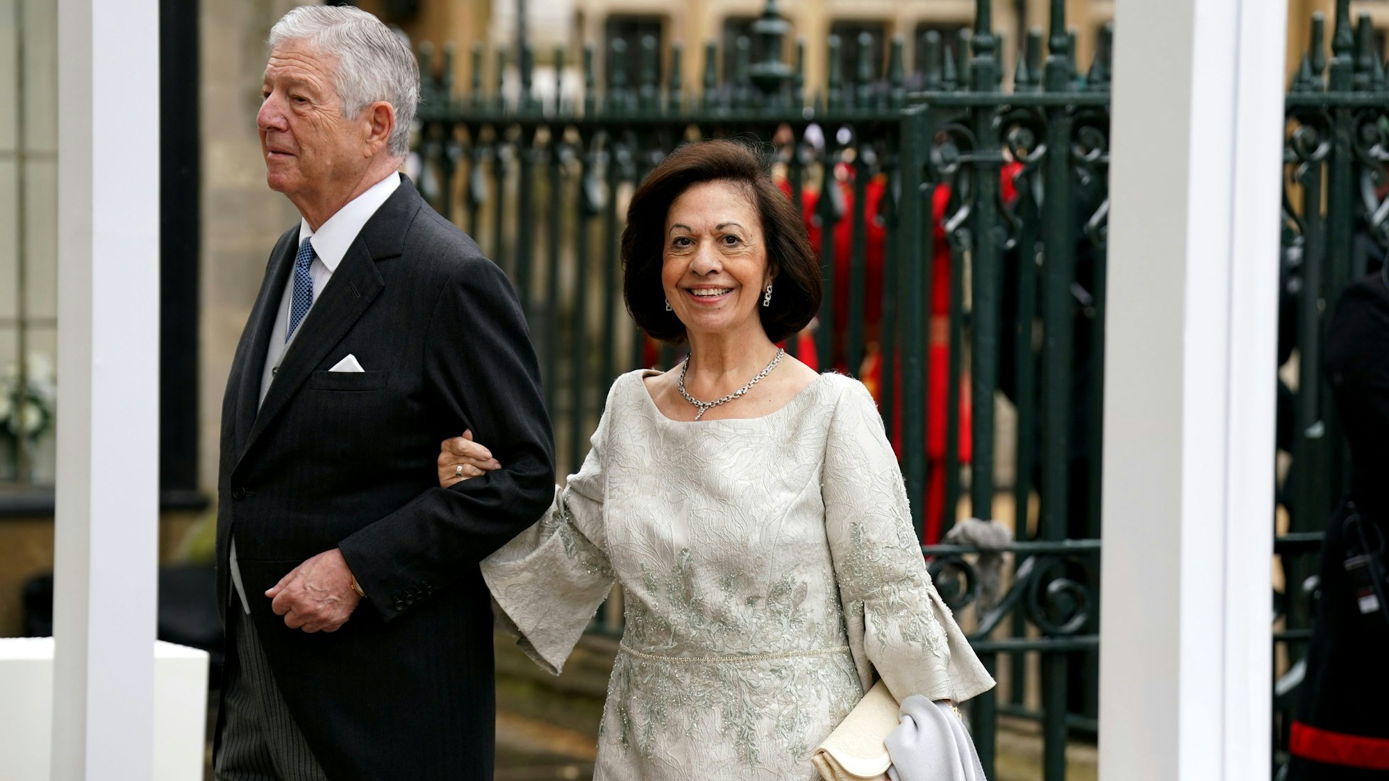Prinz Alexander und seine Frau Prinzessin Katherine von Serbien waren auch bei der Krönung von König Charles III. im Mai 2023 anwesend.