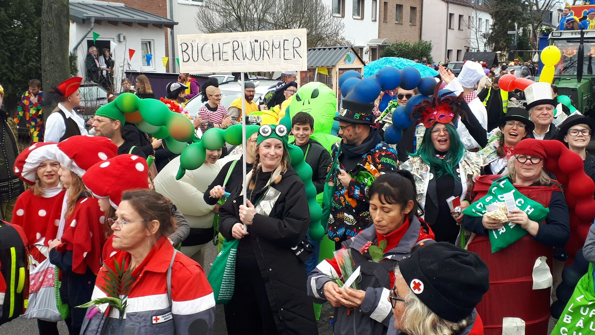 Der Karnevalszoch in Mauenheim.
