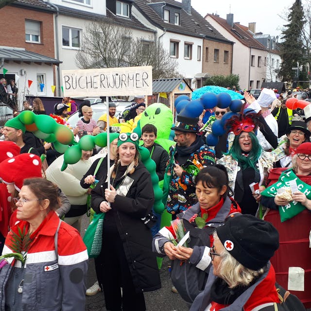Der Karnevalszoch in Mauenheim.