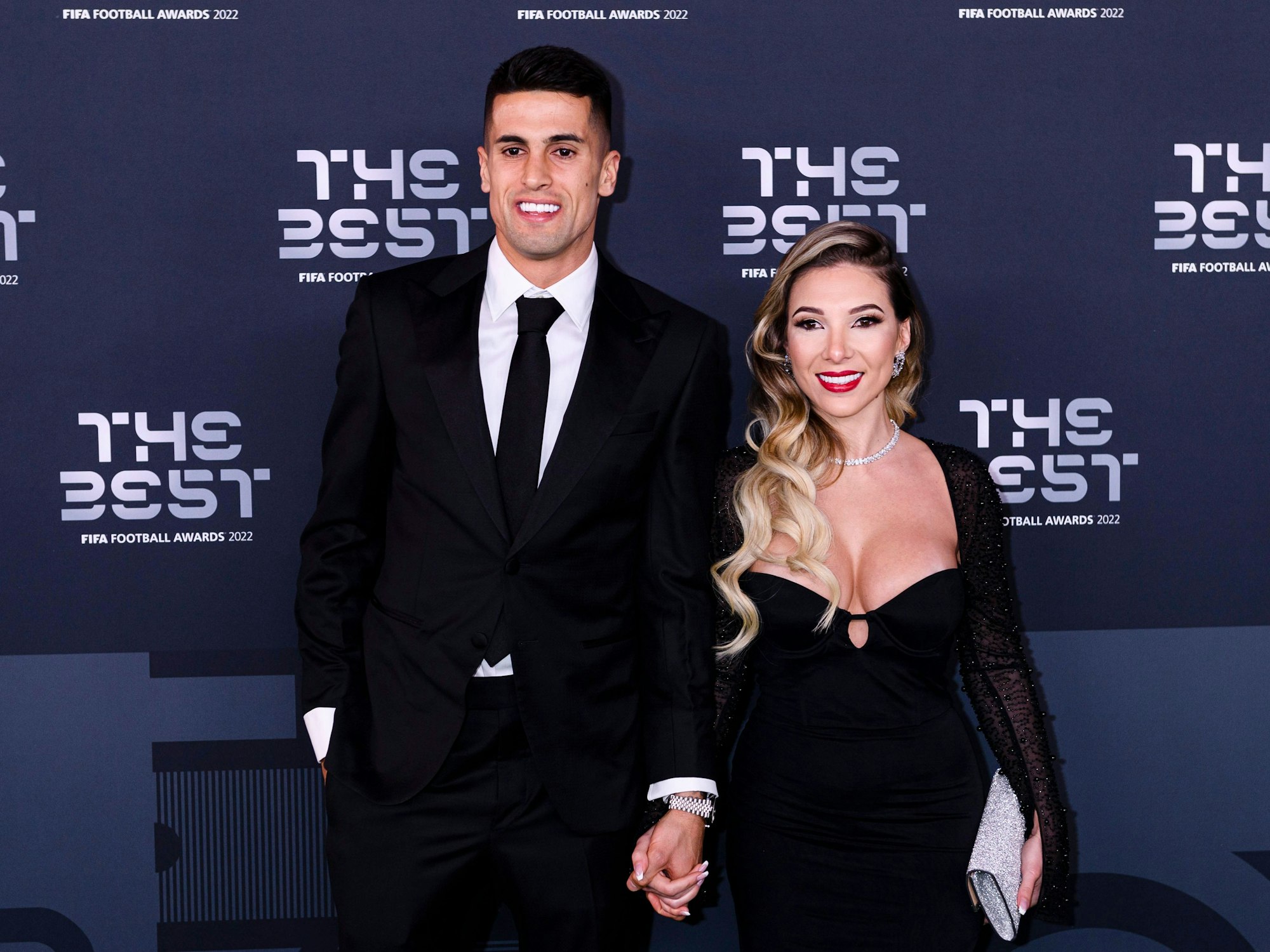 Joao Cancelo mit seiner Freundin Daniela Machado bei der Fifa-Weltfußballergala 2023.