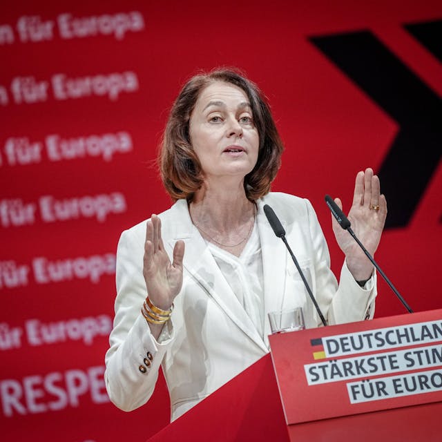 Die SPD-Politikerin Katarina Barley zeigt sich offen für EU-Atomwaffen – und bekommt dafür scharfe Kritik, auch aus der eigenen Partei. (Archivbild)