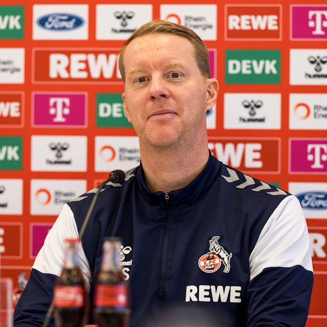 1. FC Köln Pressekonferenz 14.02.2024 Timo Schultz Trainer&nbsp;