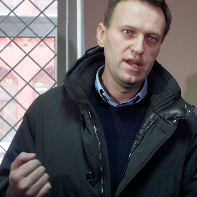 Kreml-Kritiker Alexej Nawalny während eines Interviews in einem russischen Gefangenenlager im Gebiet Jamal im nördlichen Sibirien. Nawalny starb im Alter von 47 Jahren in Haft.