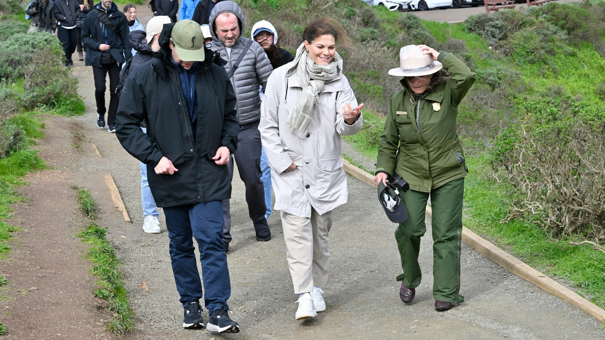 Prinz Daniel und Kronprinzessin Victoria besuchen das Marine Mammal Center während ihrer Tour durch die San Francisco Bay Area.