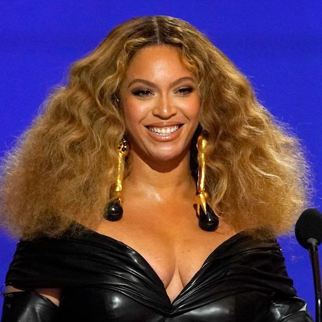 14.03.2021, USA, Los Angeles: Beyoncé, US-Sängerin, bei den 63. Grammy Awards im Los Angeles Convention Center. Beim Super Bowl kündigt Beyoncé ihr neues Album an.