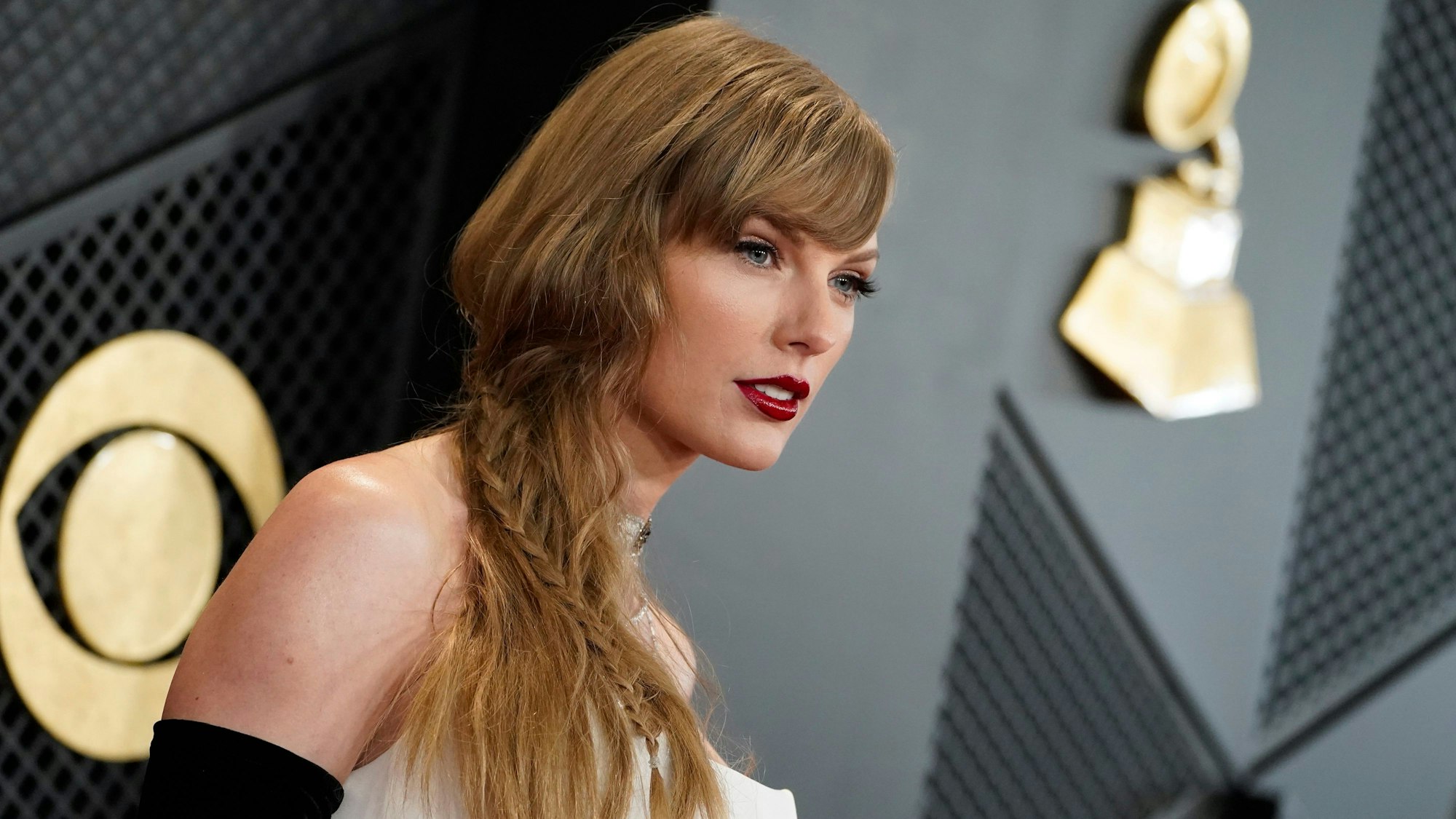 US-Megastar Taylor Swift, hier bei den Grammys, tourt seit Monaten mit ihrer „Eras-Tour“ und bricht dabei alle Rekorde. In Sidney wollte sie einfach nur ein Restaurant besuchen. (Symbolbild)