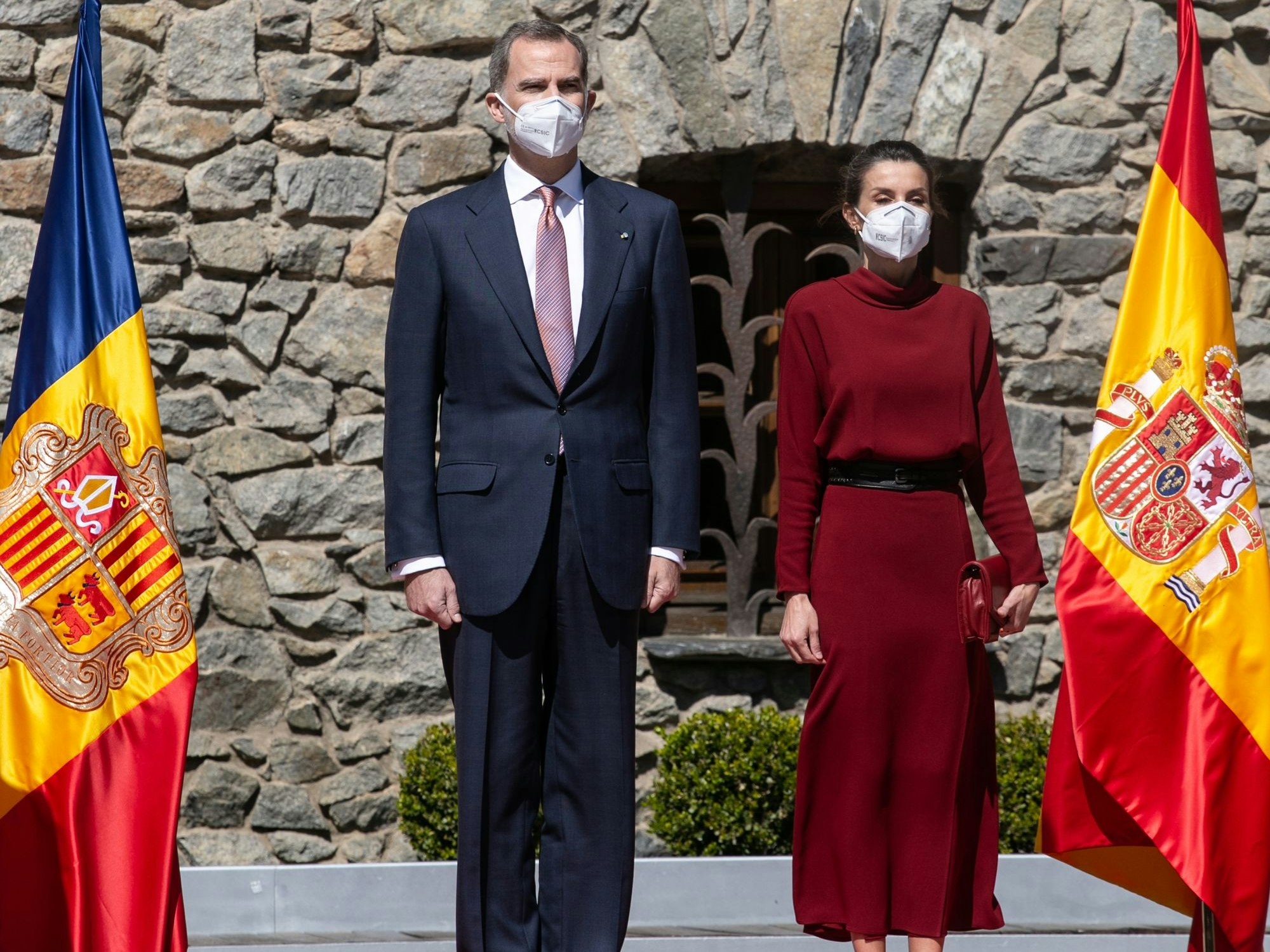 Das spanische Königspaar bei einem Besuch in Andorras Hauptstadt Andorra la Vella.