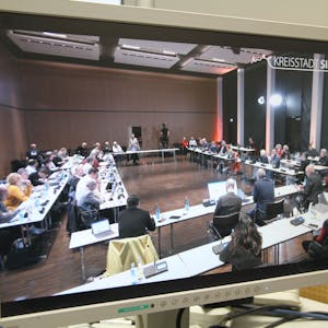 Screenshot einer Ratssitzung von einem PC