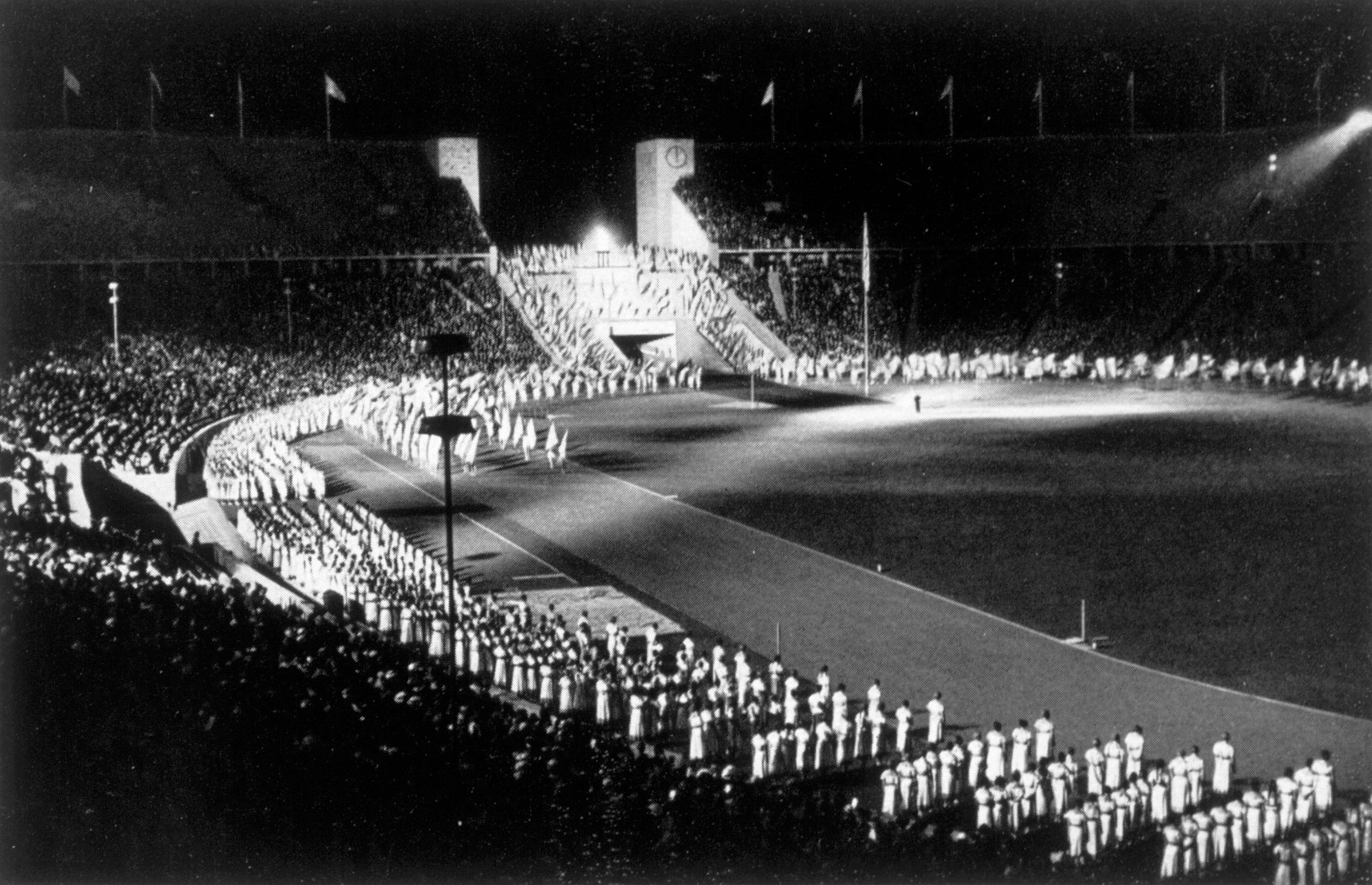 Blick in das Olympiastadion Berlin 1936