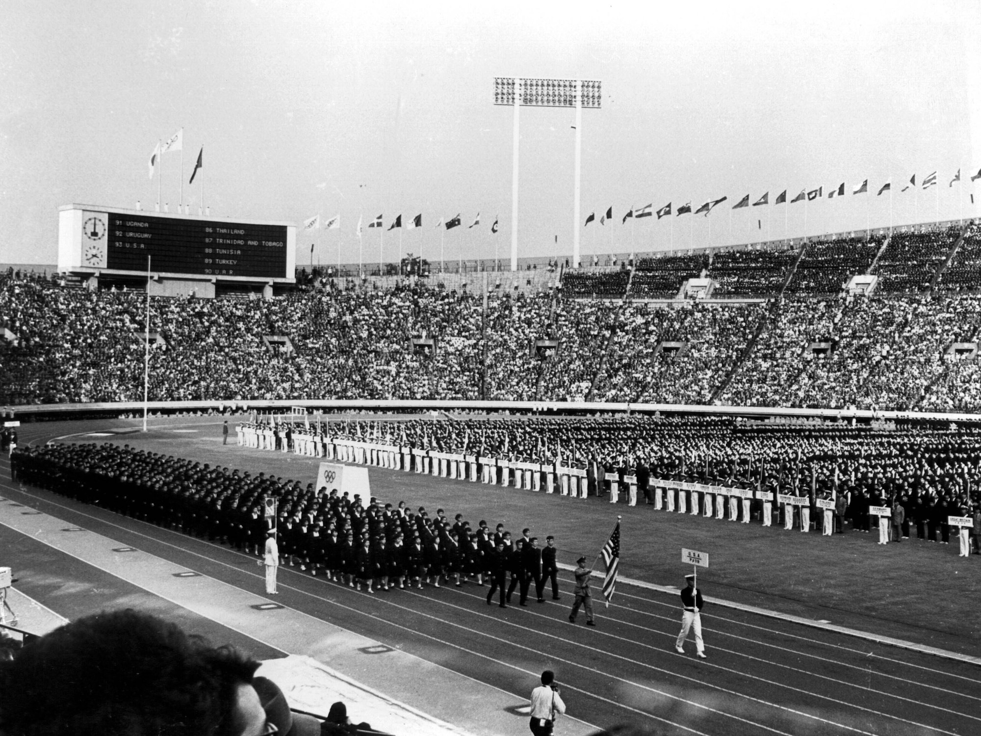 Eröffnungszeremonie im Olympiastadion in Tokio
