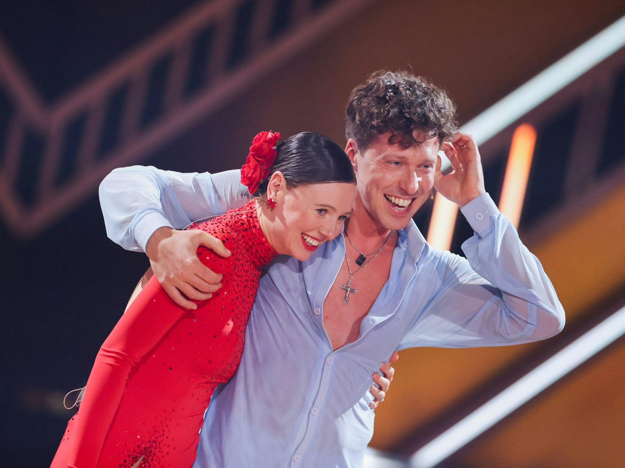 Ann-Kathrin Bendixen und Valentin Lusin bilden 2024 eines der Tanzpaare bei „Let's Dance“.